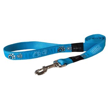 Rogz Dog Leash Turquoise Paws