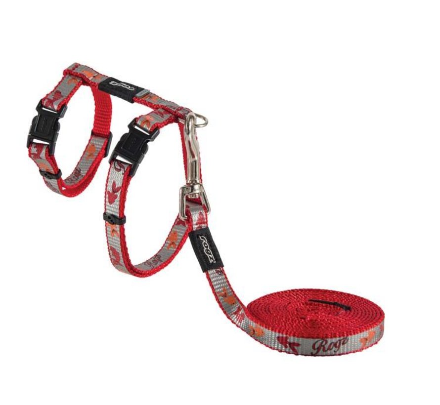 Cat Harness Reflectocat Red Fish