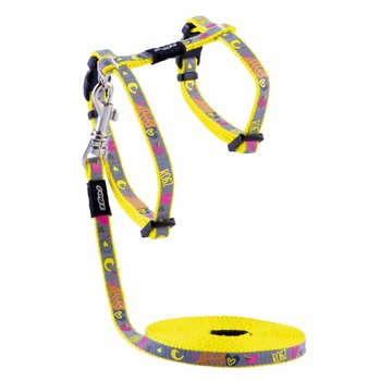 Rogz Cat Harness Reflectocat Dayglo Bird