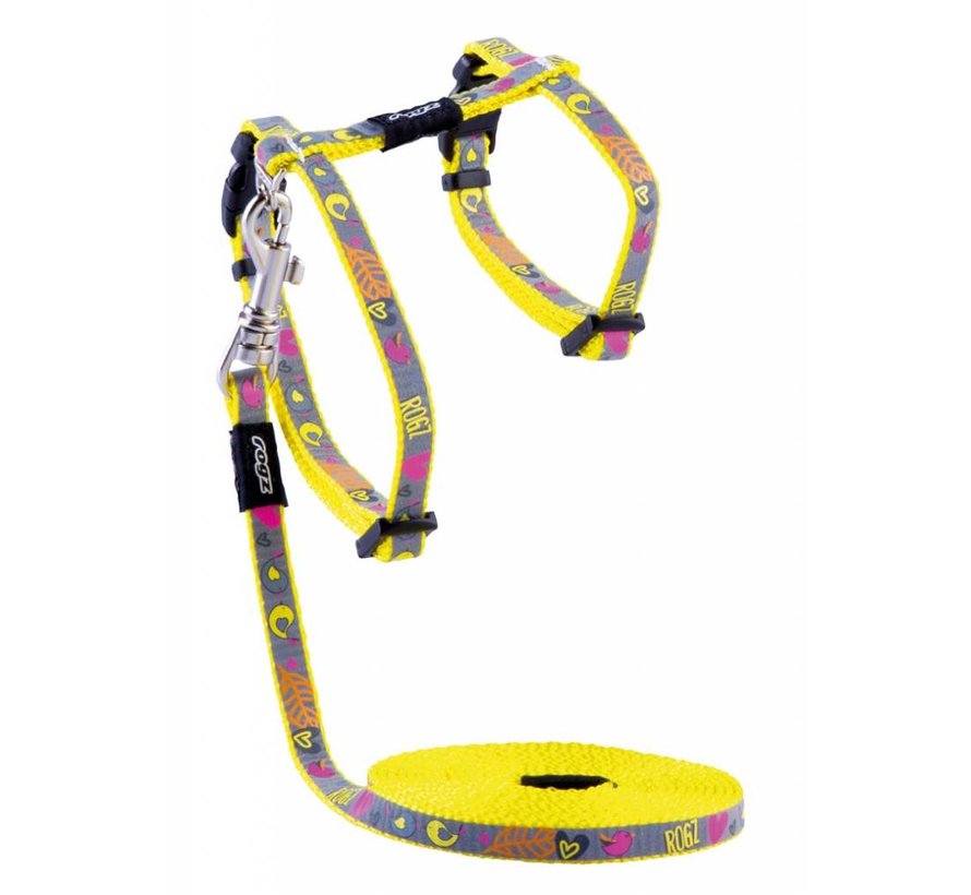 Cat Harness Reflectocat Dayglo Bird