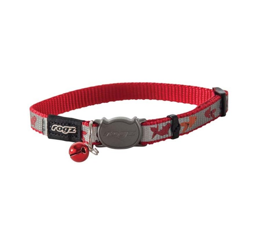 Cat Collar Reflectocat Red Fish