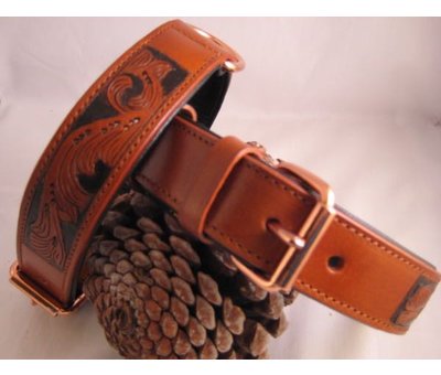 Heim Dog Collar Savanne Cognac