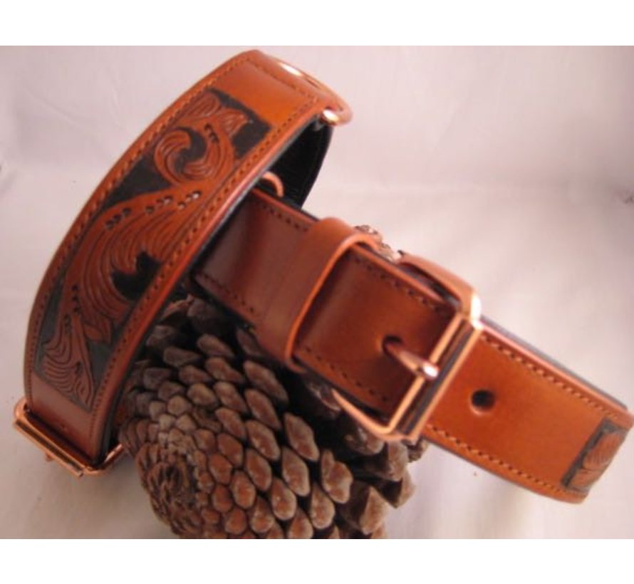 Dog Collar Savanne Cognac