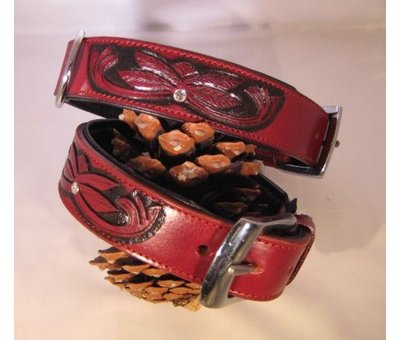 Heim Dog Collar Savannah Bordeaux