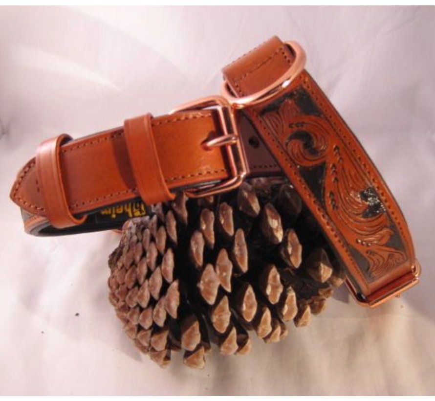 Dog Collar Savanne Cognac