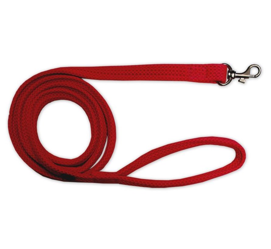 Dog Leash Mesh Red