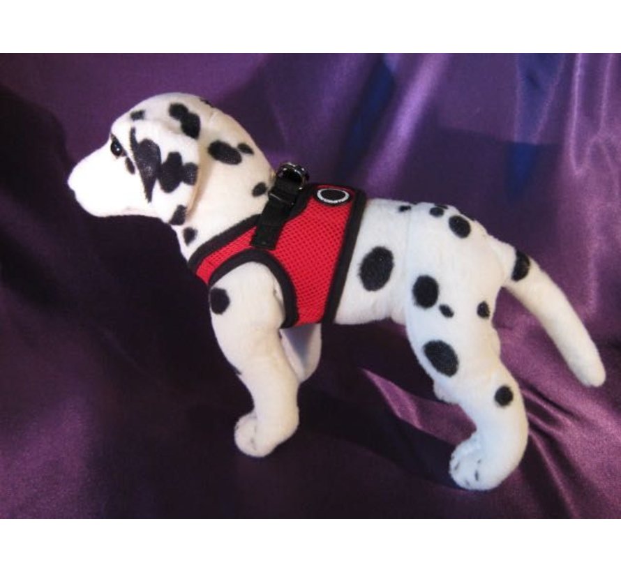 Hondentuig Soft Vest Harness Red