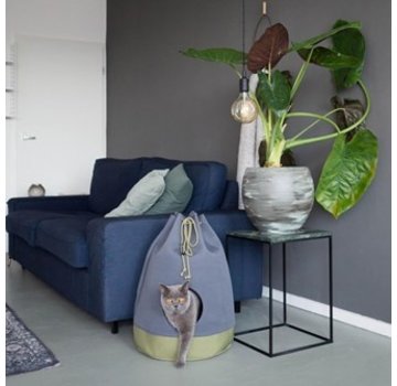 District70 Design Cat Bed Casa Moss Green