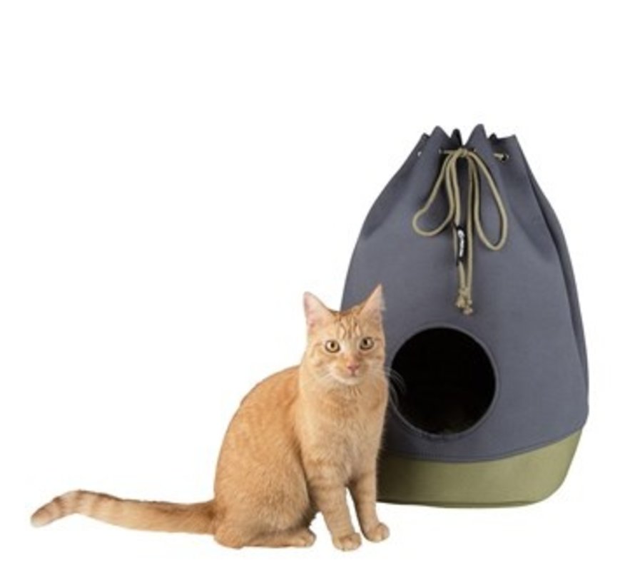 Design Cat Bed Casa Moss Green