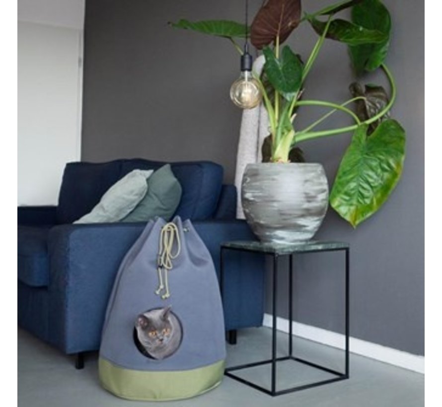 Design Cat Bed Casa Moss Green