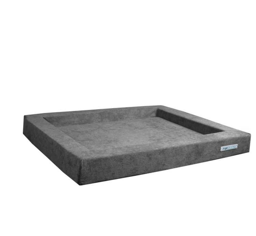 Dog bed Relax Supersoft Gray