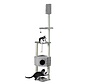 Corner Cat Tree High Grey