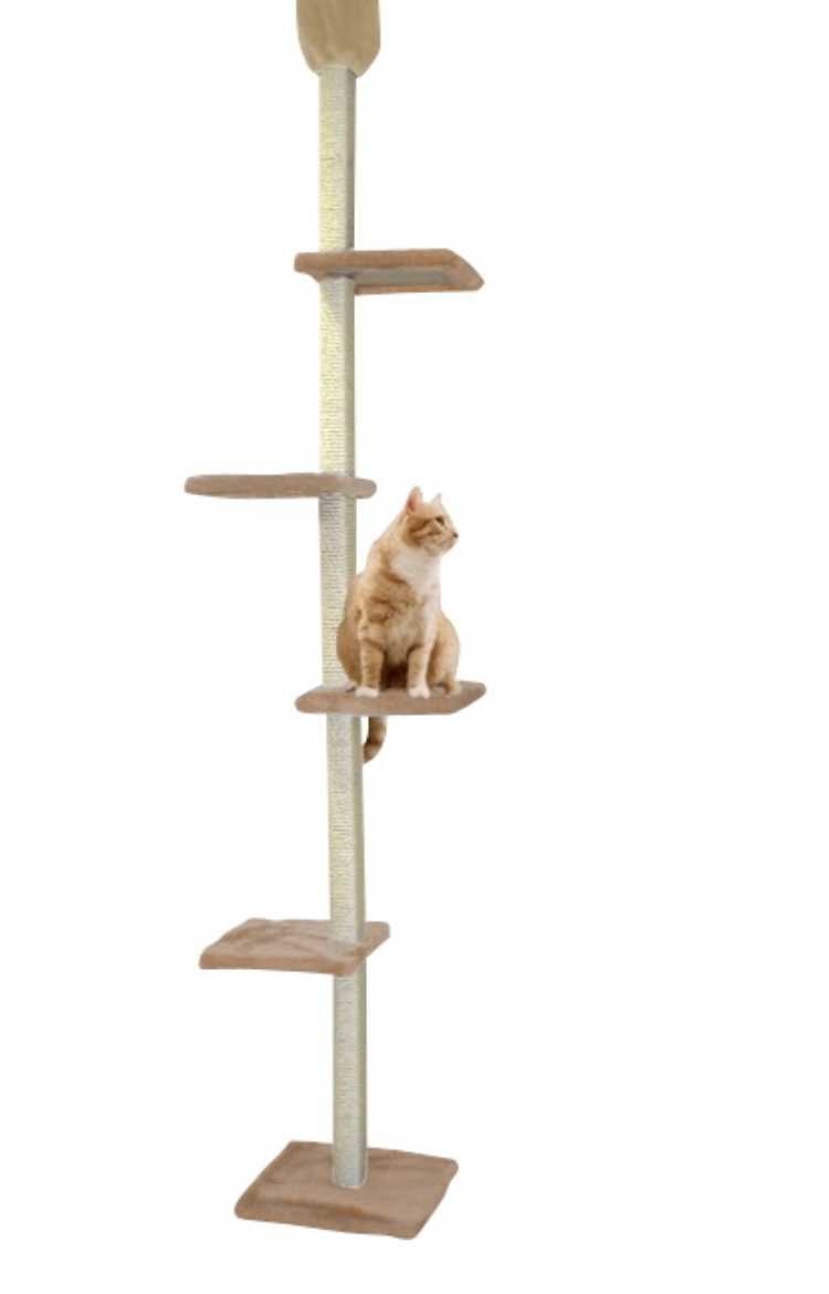 Afbeelding Krabpaal Hoog Beige door Petsonline