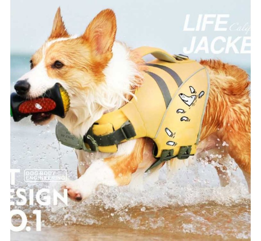 Dog Life Jacket Yellow