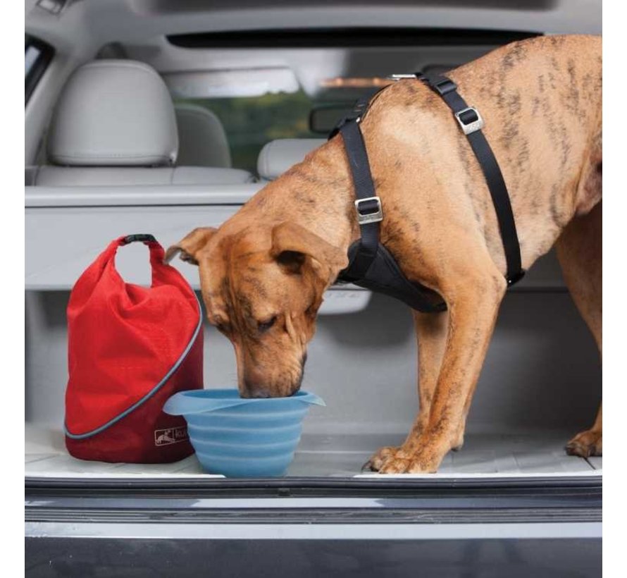 Portable Food Container Kibble Carrier Red