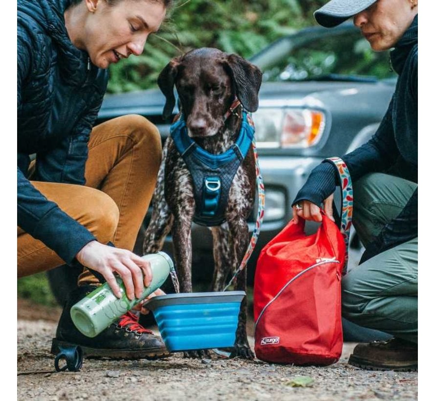 Portable Food Container Kibble Carrier Red