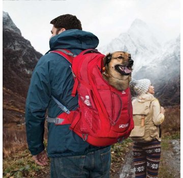 Kurgo Dog backpack G-Train K9 Red