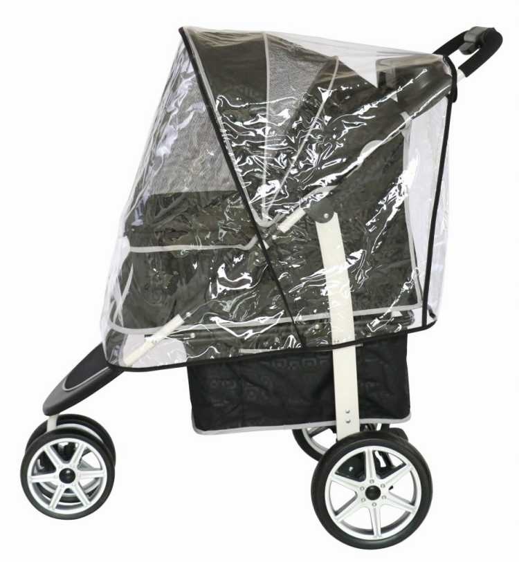 Afbeelding Innopet Universele Regenhoes Buggy's - Hondentrolley - Transparant One Size door Petsonline