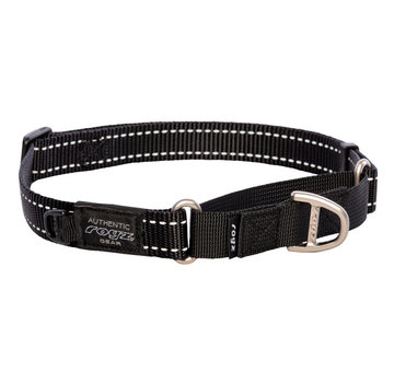 Rogz Dog Collar Utility Control Black