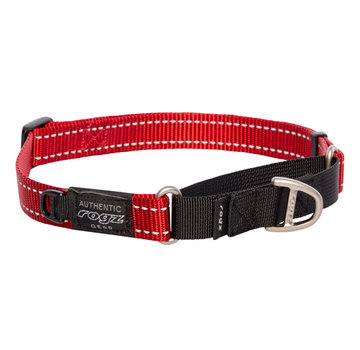 Rogz Dog Collar Utility Control Red