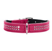 Hunter Hondenhalsband Diamond Petit Roze