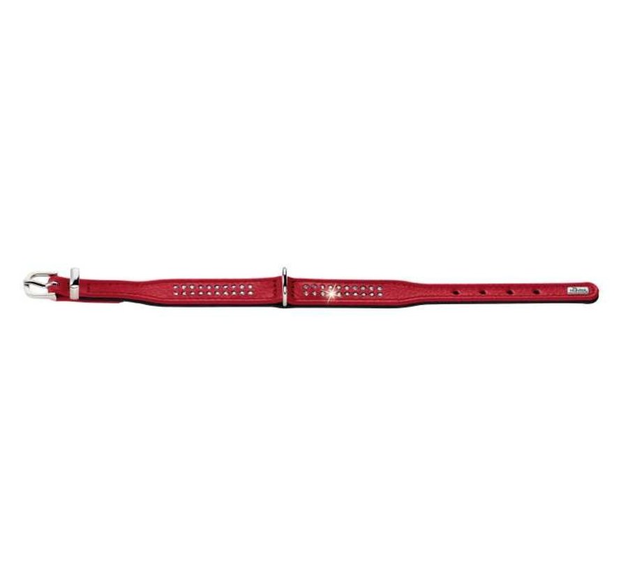 Hondenhalsband Diamond Petit Rood