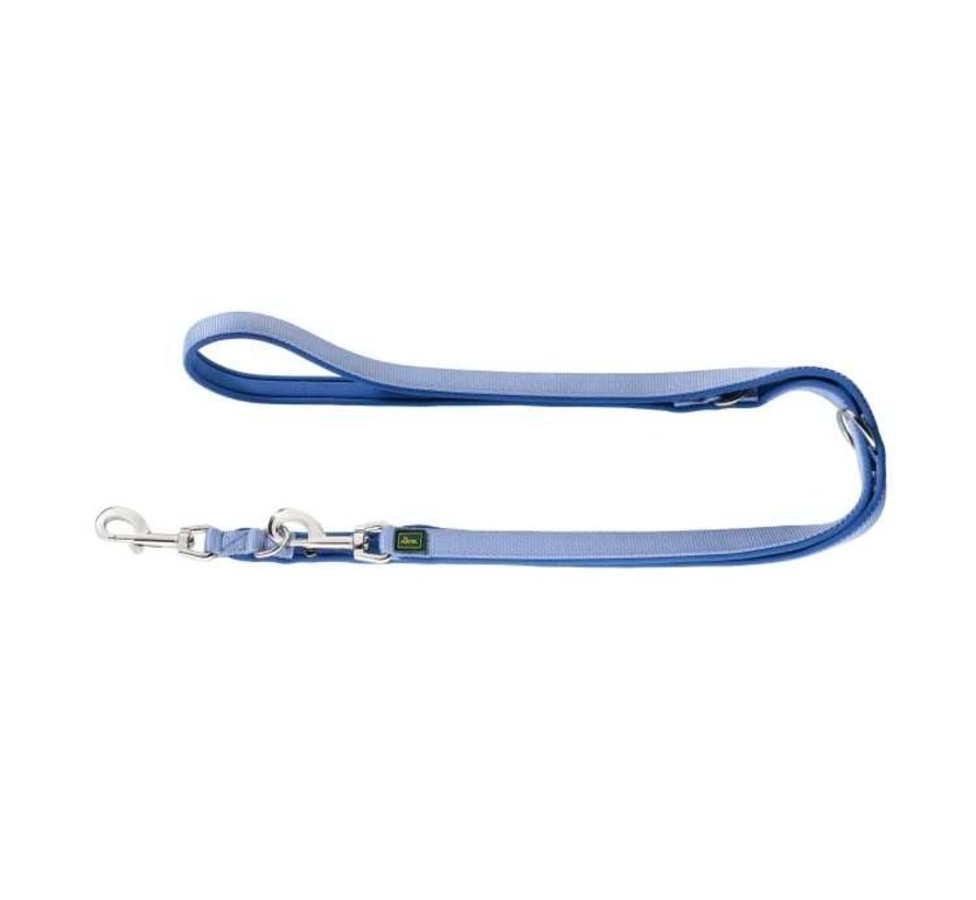 Adjustable Dog Leash Neoprene Blue