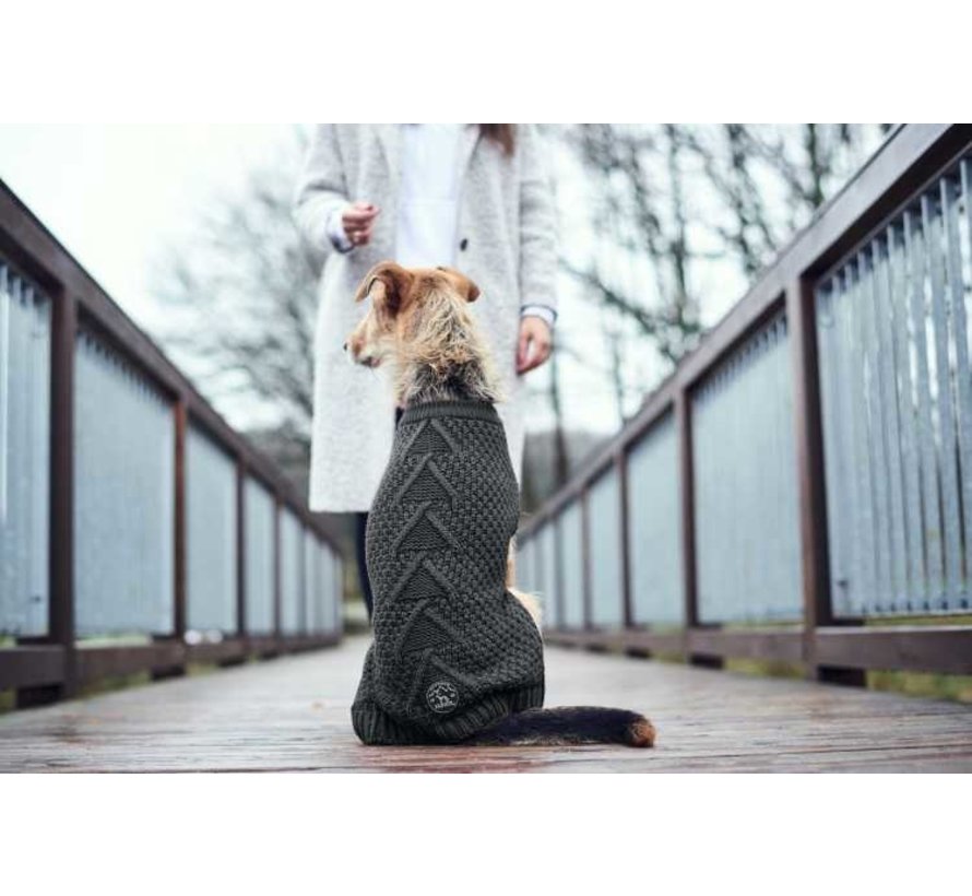 Dog Sweater Malmö Anthracite