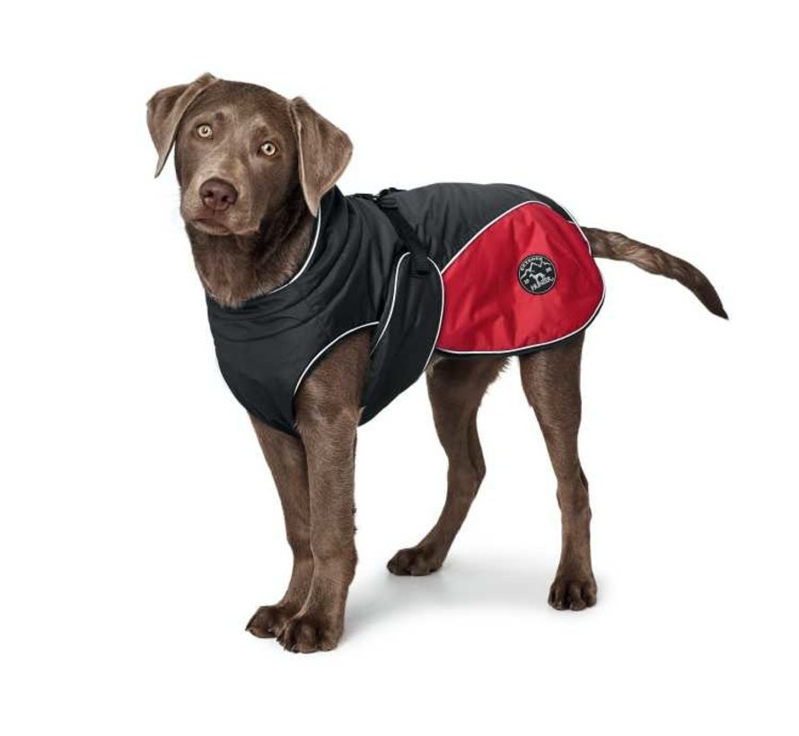 Uppsala Cozy Red Dog Coat