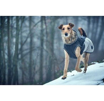 Hunter Dog Coat Uppsala Cozy Grey