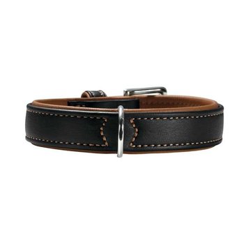 Hunter Dog Collar Canadian Black / Cognac