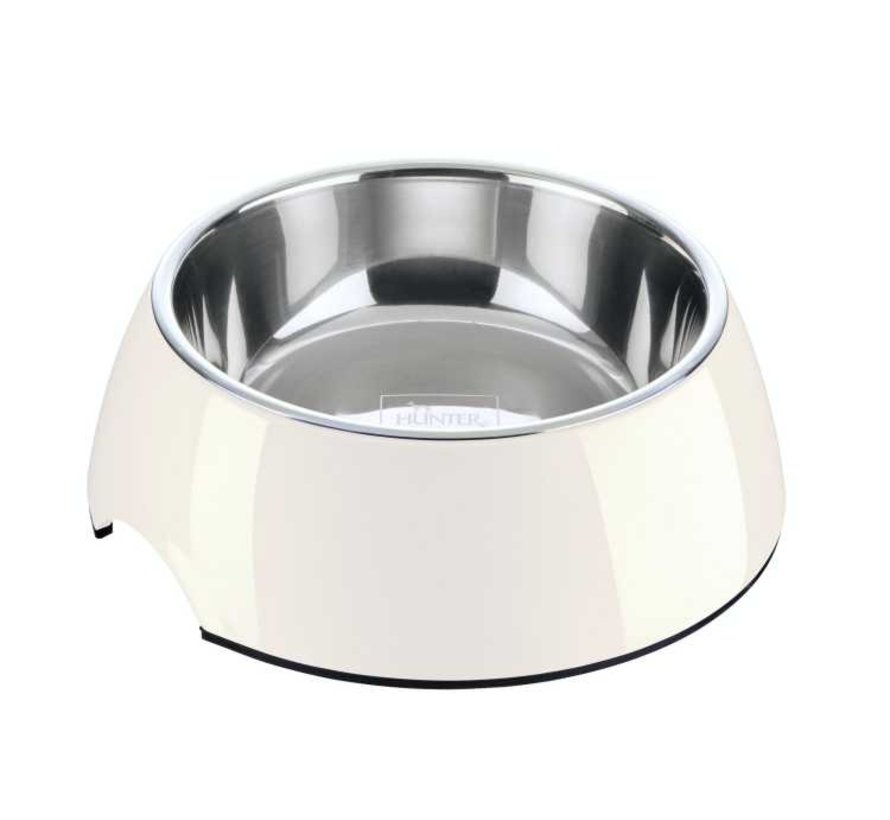 Drinkbak / Voerbak Melamine Wit