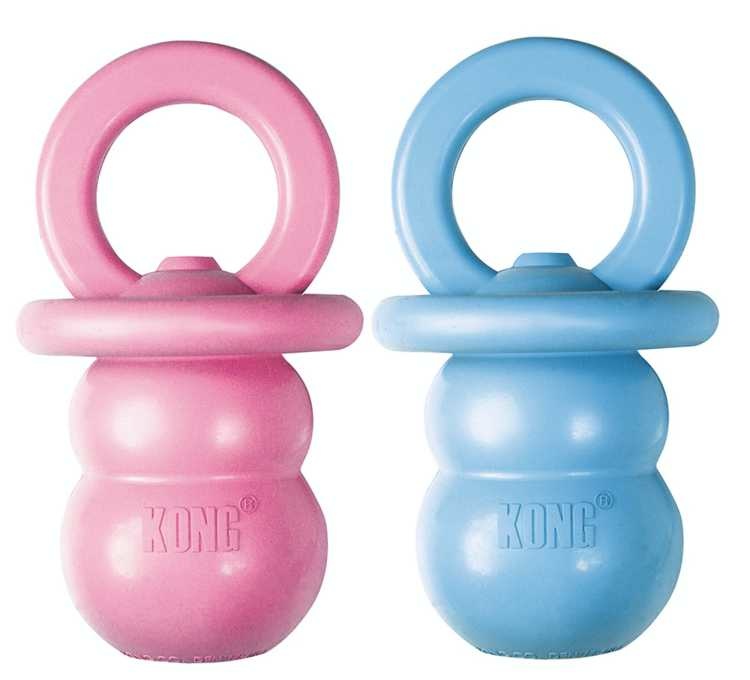 Kong puppy binkie assorti Small 6,5x6,5x12 cm