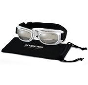 Dogoptics Dog Sunglasses Biker Silver frame/Mirror lens