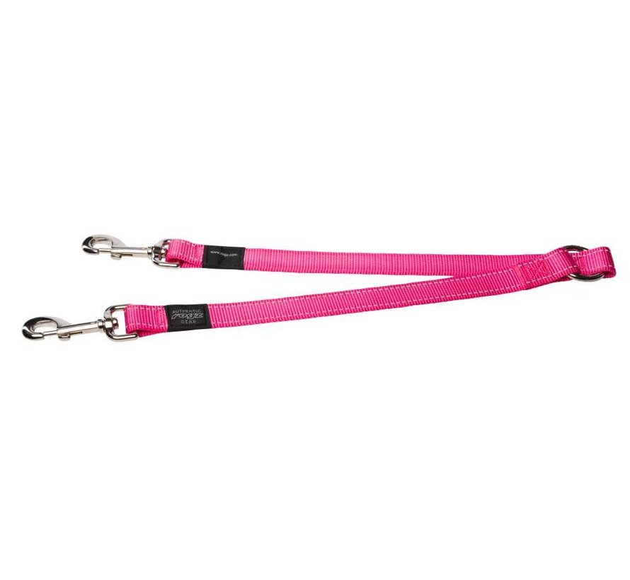 Double Dog Leash Utility Splitter Pink