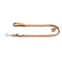 Adjustable Dog Leash Tan Leather