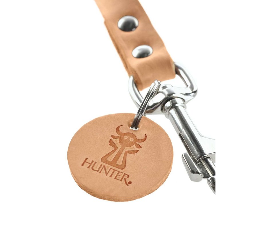 Adjustable Dog Leash Tan Leather