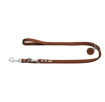 Hunter Adjustable Dog Leash Cognac Leather