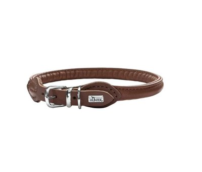 Hunter Dog Collar Round & Soft Brown