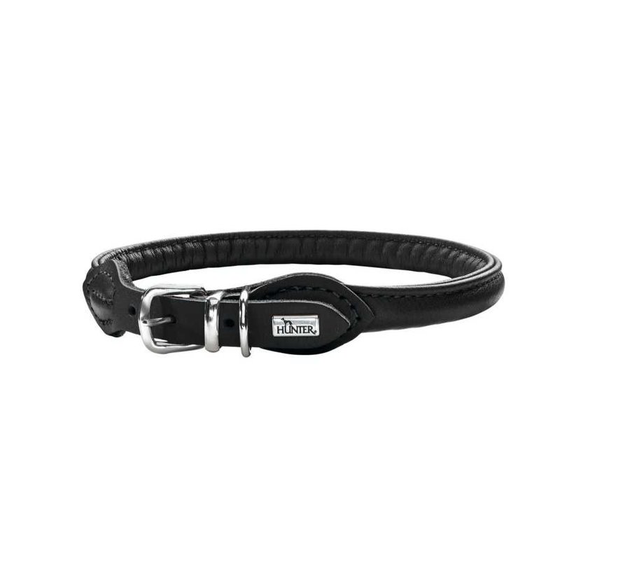 Dog Collar Round & Soft Black