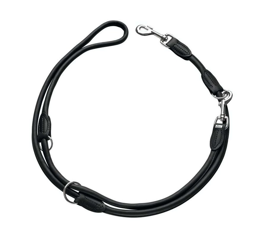 Dog Leash Round & Soft Black