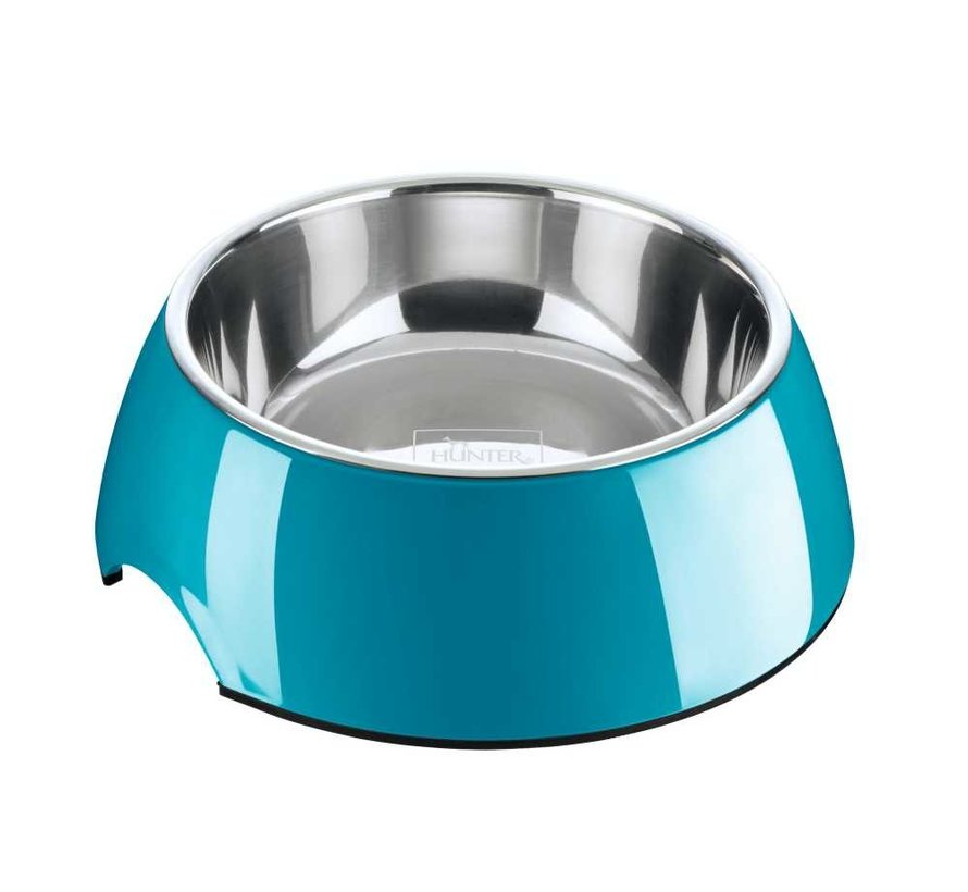 Dog Bowl Melamine Teal