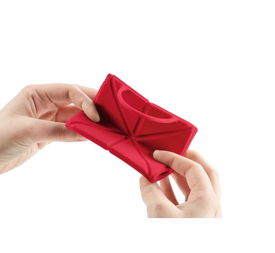 Foldable Travel Bowl List Red