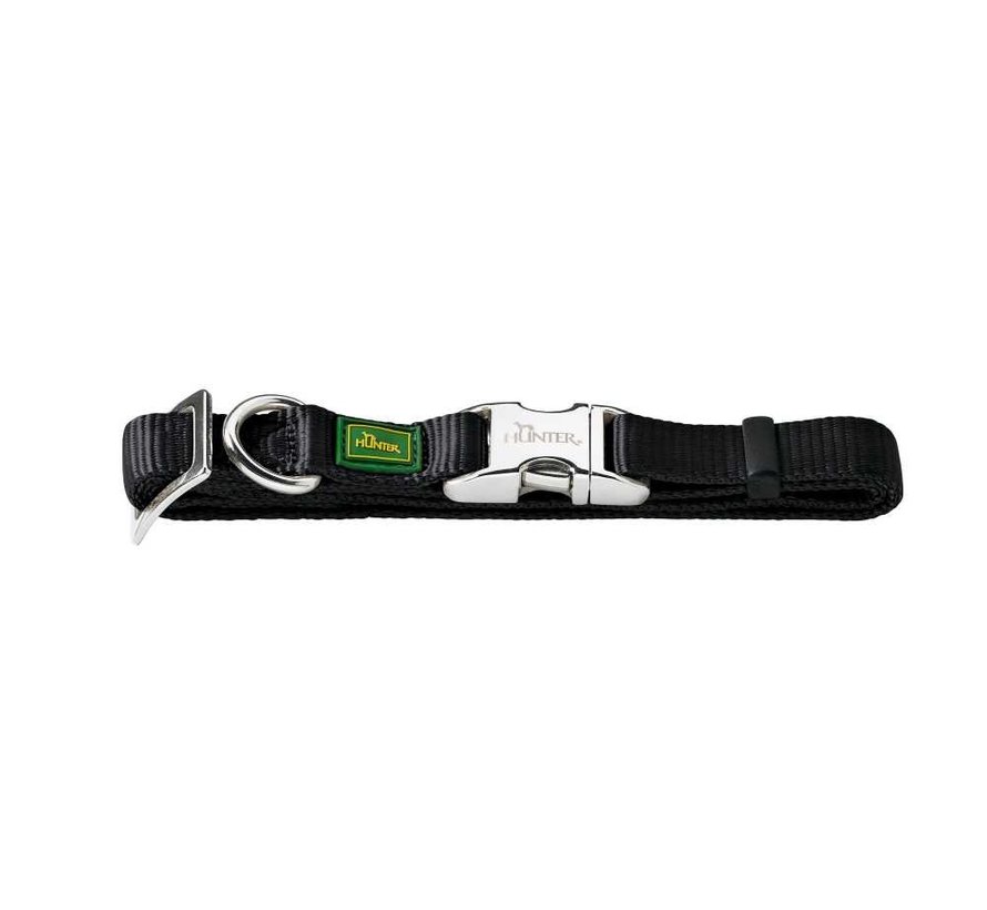 Dog Collar Vario Alu Strong Black