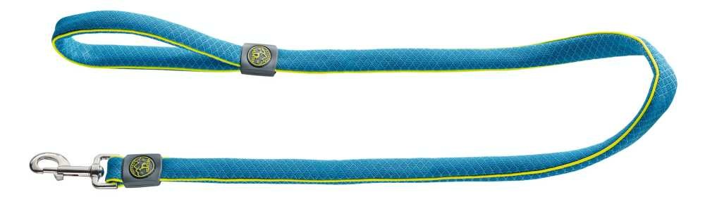 Afbeelding Hunter hondenriem maui mesh blauw 140 cmx20 mm door Petsonline