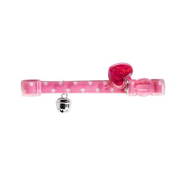 Hunter Kattenhalsband Glossy Dots Roze