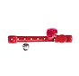 Cat Collar Glossy Dots Red