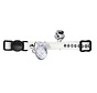 Cat Collar Modern Art White