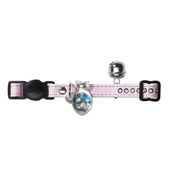 Hunter Cat Collar Modern Art Pink