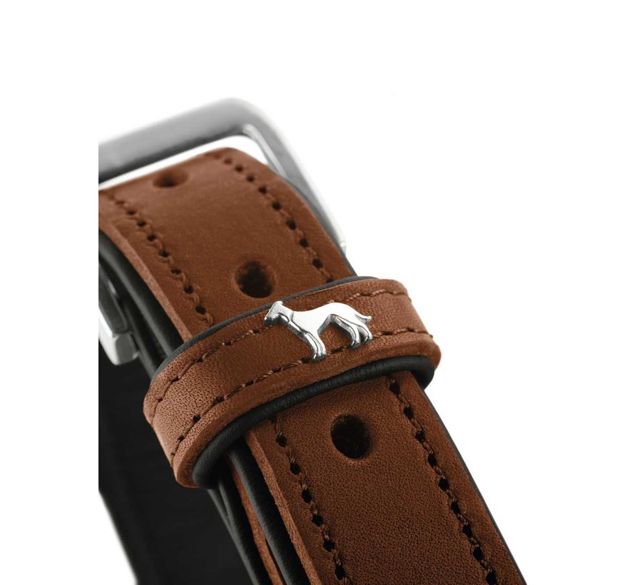 Dog Collar Larvik Cognac